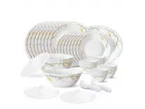 Larah by Borosil Opalware Dinner Set 47 Pcs at Rs 2599 – Amazon Larah by Borosil Opalware Dinner Set 47 Pcs at Rs 2599 – Amazon