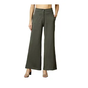 OOMPH! High Waist Flared Trousers for Women at ₹280 | Amazon Deal OOMPH! High Waist Flared Trousers for Women at ₹280 | Amazon Deal