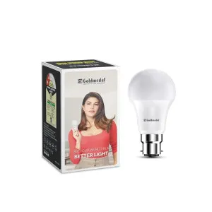 Goldmedal 9W B22 LED Bulb – Cool Daylight, Energy Efficient Goldmedal 9W B22 LED Bulb – Cool Daylight, Energy Efficient