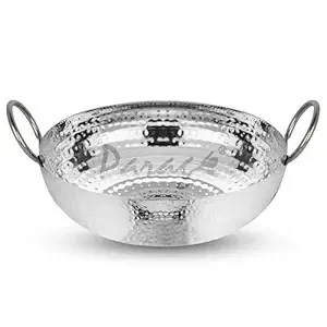 Stainless Steel Hammered Kadhai (2 LTR, Silver) Rs.679 @ Amazon Stainless Steel Hammered Kadhai (2 LTR, Silver) Rs.679 @ Amazon