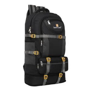 Smartlook Trekking Rucksack 65L Waterproof Backpack – Black Smartlook Trekking Rucksack 65L Waterproof Backpack – Black
