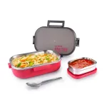 Attro Meal Time Stainless Steel Insulated Lunch Box 800 ml – Red Attro Meal Time Stainless Steel Insulated Lunch Box 800 ml – Red