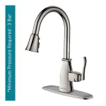ALTON Single Lever Sink Mixer with Dual Flow Pull-Down Sprayer, Brushed Nickel at ₹4650 | Amazon Deal ALTON Single Lever Sink Mixer with Dual Flow Pull-Down Sprayer, Brushed Nickel at ₹4650 | Amazon Deal
