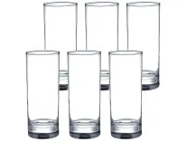 Solimo Nia High Ball Glass Set, 325ml, Set of 6 Rs.601 Solimo Nia High Ball Glass Set, 325ml, Set of 6 Rs.601