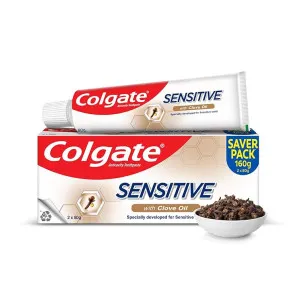 Colgate Sensitive Toothpaste with Clove Oil, 160g at ₹98 | Amazon Deal Colgate Sensitive Toothpaste with Clove Oil, 160g at ₹98 | Amazon Deal