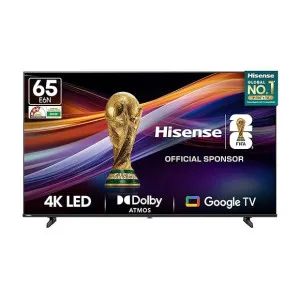 Hisense 164 cm (65 inches) E6N Series 4K Ultra HD Smart LED Google TV 65E6N at ₹36749 | Amazon Deal Hisense 164 cm (65 inches) E6N Series 4K Ultra HD Smart LED Google TV 65E6N at ₹36749 | Amazon Deal