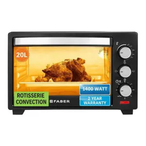Faber 20-Litre OTG Oven Toaster Grill – Black Faber 20-Litre OTG Oven Toaster Grill – Black