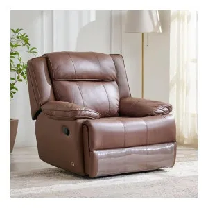 Home Centre 1 Seater Torino Half Leather Recliner (Brown) at ₹24999 | Amazon Deal Home Centre 1 Seater Torino Half Leather Recliner (Brown) at ₹24999 | Amazon Deal