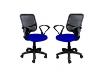 Adiko ADPND 075 Mesh Back Chair Set of 2 Blue at Rs 2700 Adiko ADPND 075 Mesh Back Chair Set of 2 Blue at Rs 2700