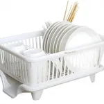 Floraware 3-in-1 Plastic Utensil Basket with Dish Rack – Rs. 329 Floraware 3-in-1 Plastic Utensil Basket with Dish Rack – Rs. 329