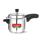 GREENCHEF Shine Outer Lid Stainless Steel Pressure Cooker 3 Litre (Induction & Gas) at ₹1099 | Amazon Deal GREENCHEF Shine Outer Lid Stainless Steel Pressure Cooker 3 Litre (Induction & Gas) at ₹1099 | Amazon Deal