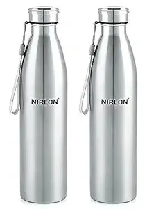Deal Nirlon Stainless Steel Water Bottle 2-Pack Rs. 371 Deal Nirlon Stainless Steel Water Bottle 2-Pack Rs. 371