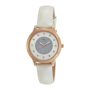 TIMEX Analog Watch for Women with Silver Round Dial & Silver Leather Strap Band Water Resistant at ₹1084 | Amazon Deal TIMEX Analog Watch for Women with Silver Round Dial & Silver Leather Strap Band Water Resistant at ₹1084 | Amazon Deal