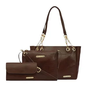 Bagsy Malone Vegan Leather Stylish Tote Bag Pack of 3 at ₹512 | Amazon Deal Bagsy Malone Vegan Leather Stylish Tote Bag Pack of 3 at ₹512 | Amazon Deal