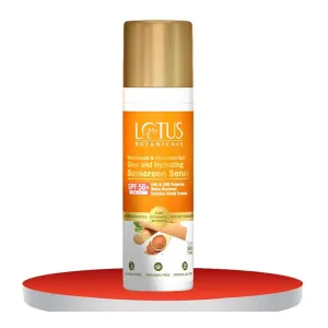 Lotus Botanicals SPF 50 PA+++ Sandalwood & Hyaluronic Acid Glow & Hydrating Sunscreen Serum at ₹194 | Flipkart Deal Lotus Botanicals SPF 50 PA+++ Sandalwood & Hyaluronic Acid Glow & Hydrating Sunscreen Serum at ₹194 | Flipkart Deal