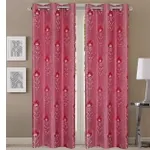 Queenzliving Secret Linen Curtain Lava Red 9 Feet (Pack of 2) at Rs 201 Queenzliving Secret Linen Curtain Lava Red 9 Feet (Pack of 2) at Rs 201