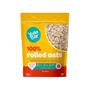 Yogabar 100% Rolled Plain Oats 400G at ₹89 | Amazon Deal Yogabar 100% Rolled Plain Oats 400G at ₹89 | Amazon Deal