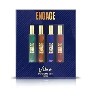 Engage Vibes Perfume Spray Set for Men 25ml x 4 – Rs. 288 Engage Vibes Perfume Spray Set for Men 25ml x 4 – Rs. 288