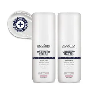 Aqueria 5.5% AHA BHA French Underarm Brightening Roll On (Pack of 2) at ₹149 | Amazon Deal Aqueria 5.5% AHA BHA French Underarm Brightening Roll On (Pack of 2) at ₹149 | Amazon Deal