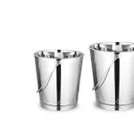 Stainless Steel Buckets Set of 2 for Kitchen & Bathroom – Rs. 100 Stainless Steel Buckets Set of 2 for Kitchen & Bathroom – Rs. 100