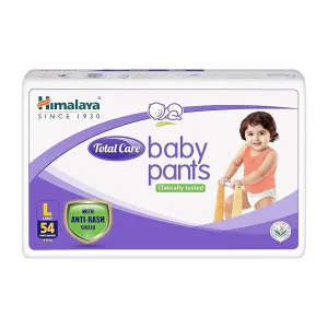 Himalaya Total Care Baby Pants Diapers, Large (9-14 kg), 54 Count Himalaya Total Care Baby Pants Diapers, Large (9-14 kg), 54 Count
