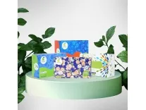 Facial Tissue Box 4-Pack – 100 Pulls Per Roll Rs. 144 Facial Tissue Box 4-Pack – 100 Pulls Per Roll Rs. 144