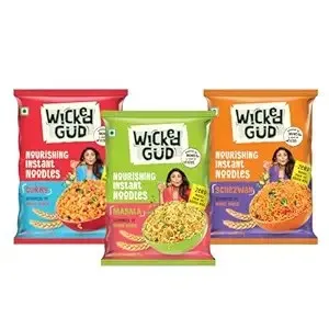 WickedGud Whole Wheat Noodles 3-Pack at Rs 50 WickedGud Whole Wheat Noodles 3-Pack at Rs 50