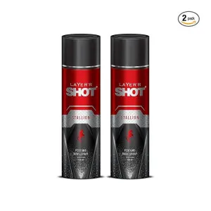 Layer’r Shot Stallion Body Spray – 2 x 120ml – Long Lasting Fragrance Layer’r Shot Stallion Body Spray – 2 x 120ml – Long Lasting Fragrance