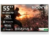HDFC Card Deal Sony BRAVIA 3 Series 55-Inch 4K Smart Google TV at Rs 61740 HDFC Card Deal Sony BRAVIA 3 Series 55-Inch 4K Smart Google TV at Rs 61740