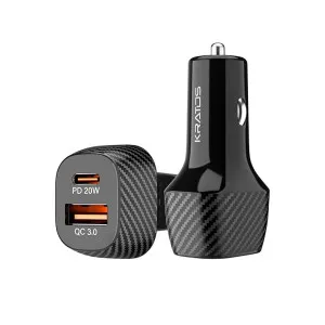 Kratos 51W Car Charger – Dual USB & Type-C Fast Charging – 20% Off Coupon Kratos 51W Car Charger – Dual USB & Type-C Fast Charging – 20% Off Coupon