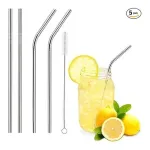 E-COSMOS Reusable Stainless Steel Straws with Brushes at ₹69 | Amazon Deal E-COSMOS Reusable Stainless Steel Straws with Brushes at ₹69 | Amazon Deal