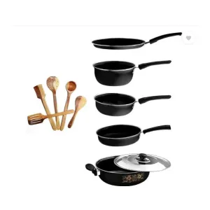 Cookpro 5-Pc Non-Stick Cookware Set with 5 Spatulas – Induction Bottom Cookpro 5-Pc Non-Stick Cookware Set with 5 Spatulas – Induction Bottom