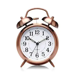 DONDA Vintage Twin Bell Analog Alarm Clock with Night LED Display, Copper at ₹229 | Amazon Deal DONDA Vintage Twin Bell Analog Alarm Clock with Night LED Display, Copper at ₹229 | Amazon Deal