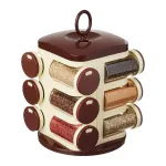 Solimo Plastic Revolving Spice Rack Set – 12 Pcs Solimo Plastic Revolving Spice Rack Set – 12 Pcs