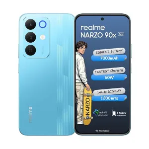 Realme NARZO 90x 5G Deal: 6GB+128GB, 7000mAh Battery, 60W Charging Realme NARZO 90x 5G Deal: 6GB+128GB, 7000mAh Battery, 60W Charging