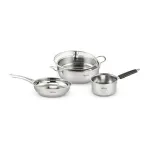 Lifelong Stainless Steel Kadai, Frypan & Saucepan Set at ₹1099 | Amazon Deal Lifelong Stainless Steel Kadai, Frypan & Saucepan Set at ₹1099 | Amazon Deal