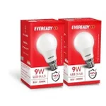 Eveready 9W LED Bulb (Warm White, 3000K, B22 Base) – Pack of 2 for Rs. 110 Eveready 9W LED Bulb (Warm White, 3000K, B22 Base) – Pack of 2 for Rs. 110