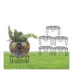 CINAGRO Round Metal Plant Stand (Pack of 5) for Balcony Garden at ₹199 | Amazon Deal CINAGRO Round Metal Plant Stand (Pack of 5) for Balcony Garden at ₹199 | Amazon Deal