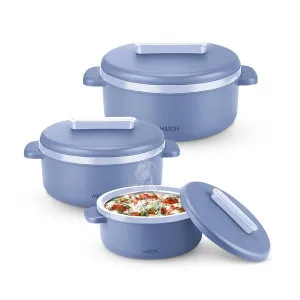 MILTON Micronova Jr. Inner Stainless Steel Casserole Set of 3 at ₹899 | Amazon Deal MILTON Micronova Jr. Inner Stainless Steel Casserole Set of 3 at ₹899 | Amazon Deal