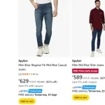 Spykar Men’s Jeans Upto 82% Off From Rs 619 on Amazon Spykar Men’s Jeans Upto 82% Off From Rs 619 on Amazon