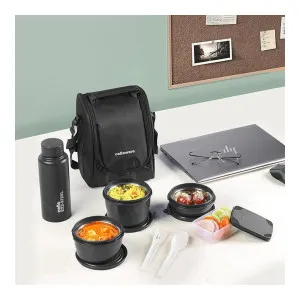 CELLO All In One Lunch Box Tiffin Set with Steel Bottle at ₹562 | Amazon Deal CELLO All In One Lunch Box Tiffin Set with Steel Bottle at ₹562 | Amazon Deal
