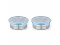 STEELLOCK Stainless Steel Food Storage Containers 750ml Pack of 2 – Rs. 228 – Amazon Deal STEELLOCK Stainless Steel Food Storage Containers 750ml Pack of 2 – Rs. 228 – Amazon Deal