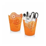 Nayasa Lacy 2 Piece Orange Basket Set – 12.3X12.5X16.8 Cm Nayasa Lacy 2 Piece Orange Basket Set – 12.3X12.5X16.8 Cm