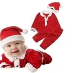 Baby Santa Dress Costume (1-2 Years) for Christmas/New Year – Rs. 84 Baby Santa Dress Costume (1-2 Years) for Christmas/New Year – Rs. 84