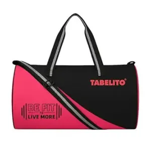 FIT-GO Duffle Sports Travel Gym Bag – 30 Litre Water-Resistant Shoulder Strap Bags for Men & Women (Pink+Black) FIT-GO Duffle Sports Travel Gym Bag – 30 Litre Water-Resistant Shoulder Strap Bags for Men & Women (Pink+Black)