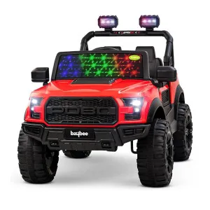 Baybee Bronco Electric Ride-On Toy Jeep – Kids Car 3-8 Years – Red Baybee Bronco Electric Ride-On Toy Jeep – Kids Car 3-8 Years – Red