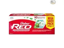 Dabur Red Toothpaste 800g (200g x 4) – Rs. 299 Dabur Red Toothpaste 800g (200g x 4) – Rs. 299