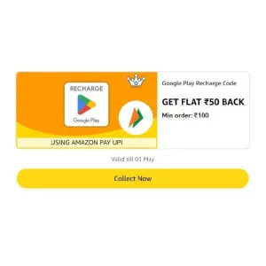 Google Play Recharge Code with ₹50 Cashback at ₹50 | Amazon Deal Google Play Recharge Code with ₹50 Cashback at ₹50 | Amazon Deal