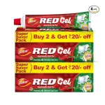 Dabur Red Gel Ayurvedic Toothpaste 600g – Bad Breath & Plaque Reduction Dabur Red Gel Ayurvedic Toothpaste 600g – Bad Breath & Plaque Reduction