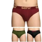Genx Jazz Men’s Cotton Briefs (Pack of 3) Rs. 276 Genx Jazz Men’s Cotton Briefs (Pack of 3) Rs. 276